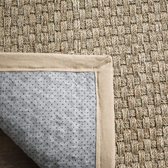 SAFAVIEH Natural Fiber Collection Accent Rug - 2' x 3', Natural & Beige, Border Basketweave Seagrass Design, Easy Care, Ideal for High Traffic Areas in Entryway, Living Room, Bedroom (NF114A) image 3