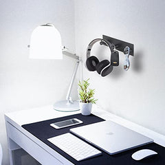 VIRFIN Key Holder for Wall with 2 Self-Adhesive Tapes, No Damage Key Holder Rack for Wall with 3 Key Hooks for Entryway, Door, Bathroom, Kitchen(Black) image 3