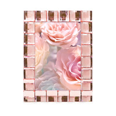 Isaac Jacobs Decorative Sparkling Jewel Picture Frame, Photo Display & Home Décor (4x6, Blush) image 3