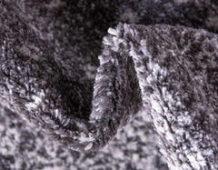 Unique Loom Bromley Collection Area Rug - Midnight (3' 1" Round, Dark Gray/ Gray) image 3