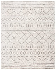 SAFAVIEH Arizona Shag Collection Area Rug - 8' x 10', Ivory & Beige, Moroccan Design, Non-Shedding & Easy Care, 1.6-inch Thick Ideal for High Traffic Areas in Living Room, Bedroom (ASG741A) image 3