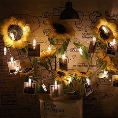 CozyHome - 5.5YD photo string with clips battery with timer remote | 30x light clips led | hanging fairy picture indoor | photo lights with clips | clip lights for girl pictures | teen girl room decor image 2