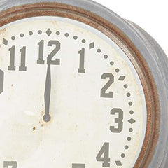 Creative Co-Op Metal Double Sided Wall Clock image 3