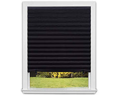 Redi Shade No Tools Original Blackout Pleated Paper Shade Black, 36 in x 72 in, 6 Pack image 0