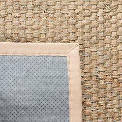 SAFAVIEH Natural Fiber Collection Accent Rug - 2' x 3', Natural & Beige, Border Basketweave Seagrass Design, Easy Care, Ideal for High Traffic Areas in Entryway, Living Room, Bedroom (NF114A) image 2