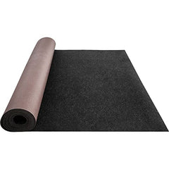 Happybuy Boat Carpet, 6 ft x 18 ft Marine Carpet for Boats, Waterproof Black Indoor Outdoor Carpet with Marine Backing Anti-Slide Marine Grade Boat Carpet Cuttable Easy to Clean Patio Rugs Deck Rug image 2