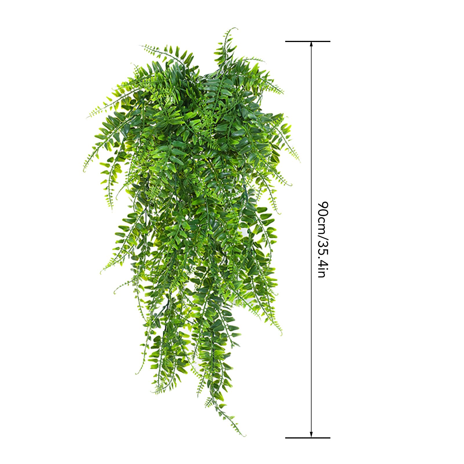 2Pcs Artificial Eucalyptus Teardrop Wreath Greenery Swag, 35 Inch Long Hanging Eucalyptus Leaves Fake Plant Garland, Spring Summer Teardrop Swag for Front Door Indoor Outdoor Wall Window Decor image 8