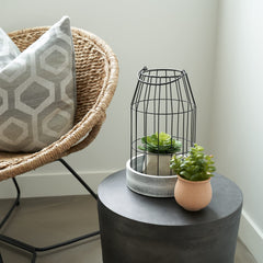 Rustic Farmhouse Lantern Decor - Stylish Decorative Lanterns for Your Living Room, Fireplace Mantle or Kitchen Dining Table - Modern Upscale Beauty for Your Entire Home image 3