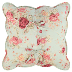 Greenland Home Antique Rose Pillow Set, 18 x 18 inches each (x2), Blue 2 Count image 2