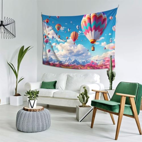 Bedbliss Hot Air Balloon Wall Tapestry - Festive Home Decor And Versatile Accent 40x60in image 5