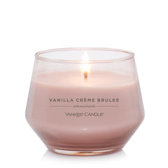Yankee Candle Studio Medium Candle, Vanilla Crème Brûlée, 10 oz: Long-Lasting, Essential-Oil Scented Soy Wax Blend Candle | 40-65 Hours of Burning Time image 0