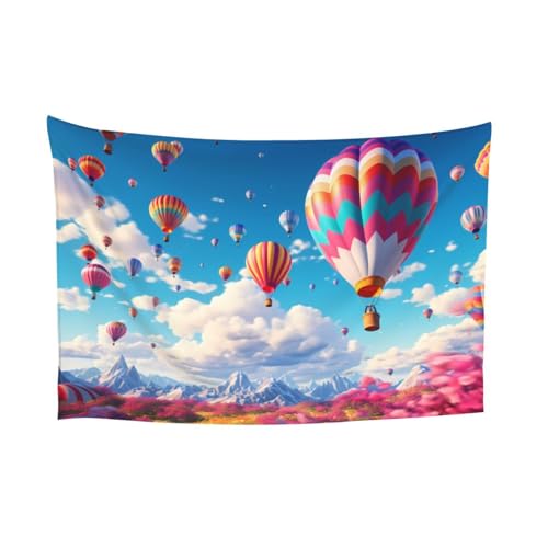 Bedbliss Hot Air Balloon Wall Tapestry - Festive Home Decor And Versatile Accent 40x60in image 8