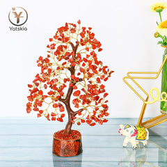 YATSKIA Red Jasper Crystals - Crystal Tree of Life - Gemstone Tree - Spiritual Items - Meditation Room Decor - Spiritual Decor - Reiki Gifts - Good Luck Charms - Metaphysical Gifts image 3
