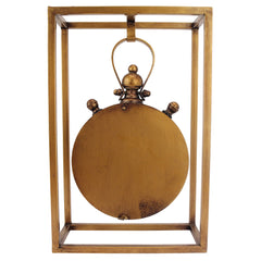 Design Toscano Industrial Age Mantel Clock, 13 Inch, Metalware, Brass image 3