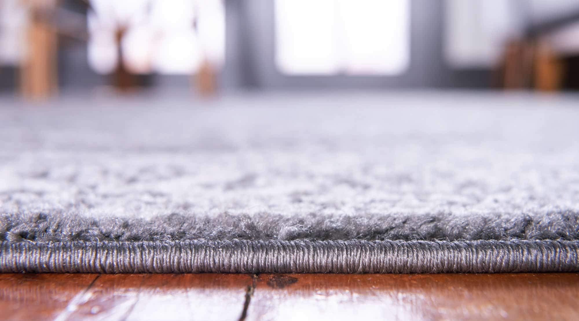 Unique Loom Bromley Collection Area Rug - Midnight (3' 1" Round, Dark Gray/ Gray) image 6