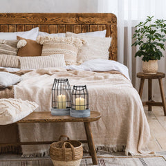 Rustic Farmhouse Lantern Decor - Stylish Decorative Lanterns for Your Living Room, Fireplace Mantle or Kitchen Dining Table - Modern Upscale Beauty for Your Entire Home image 2