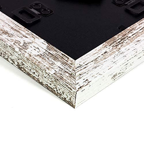 kennethan Rotten White 5x7 inch Picture Frame Wide Molding - Wall Mounting Material Included image 2