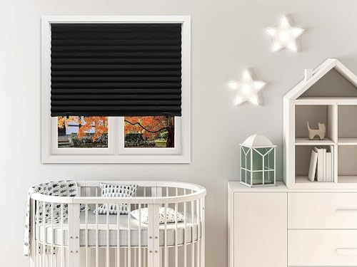 Redi Shade No Tools Original Blackout Pleated Paper Shade Black, 36 in x 72 in, 6 Pack image 8